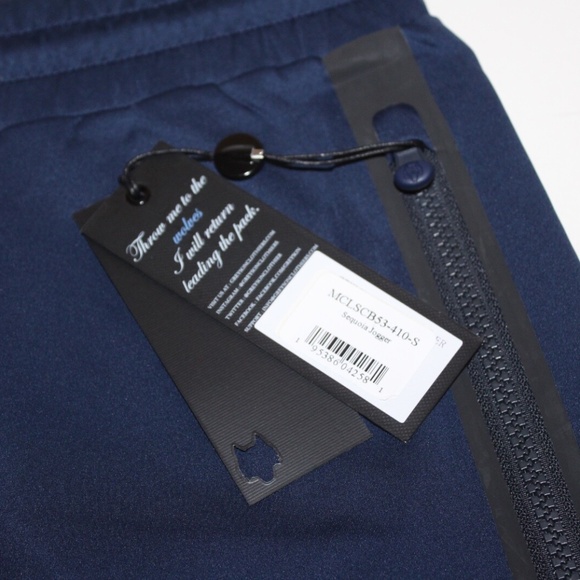 $198 Greyson Mens Size Small Sequoia Jogger Casual Sweatpants Pants Maltese Blue - Picture 4 of 11